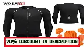 #WOSAWE Motorcycle Jacket Full Body Armor Protection Jackets Motocross Racing Clothing Moto Riding
