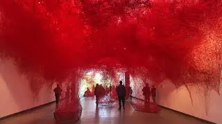 Chiharu Shiota - The Soul Trembles. QAGOMA