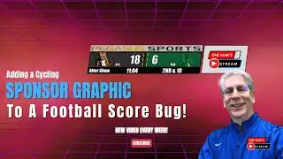 Creating a Rotating Sponsors Graphic Scoreboard Add On | One Man's Stream Episode 35