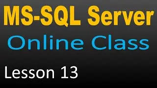 SQL Server Online Class 13 - grouping sets, rollup and cube in SQL server