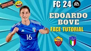 EA FC 24 EDOARDO BOVE - Pro Clubs Career Mode LOOKALIKE Face Creation