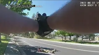 Bodycam video shows Fairfield police officer shoot fleeing man who pulled weapon