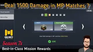 CODMobile - Deal 1500 Damage in MP Matches | Season-7's Best-in-Class Mission | Call Of Duty: Mobile