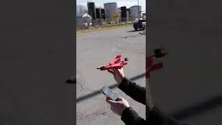 We Put A Motor On A Paper Airplane... #Shorts