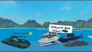 Hydro goes back home to Sharkbite 2 | Roblox Sharkbite 2