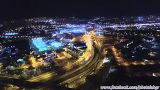 Night flight over Athens with DJI Phantom 3 Professional