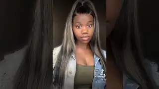 #wigtutorial #halfupstyle #highlightedwig #meltedlace #frontalwiginstall #wiginstall #amazonreview