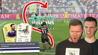 FIFA 20: RONALDINHO AUßENRIST FREISTOß DISCARD CHALLENGE 🔥🔥 PROOWNEZ vs FIFAGOALSUNITED