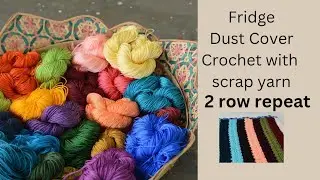 Make Crosia Fridge cover| woollen fridge/ oven cover | crochet fridge/oven cover|Block stitch #diy