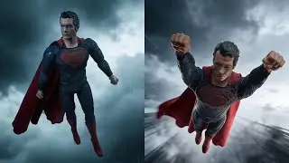 Новая фигурка Супермена из фильма &laquo;Бэтмен против Супермена&raquo; от WeLike, фотографии в руках от Jacky.