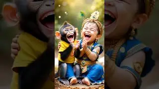 #monkey #babydance #cutebaby #funnyanimals #trending #dancevideo #funnyvideo #viraldance #961