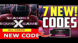 🔪 NEW Squid Game X CODES &ndash; JULY  2025! | [Hide & Seek] Roblox Update + FREE REWARDS---
