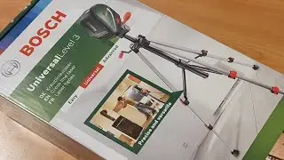 Обзор Bosch UniversalLevel 3 Set - Видео в 4К / Распаковка Universal Level 3 с штативом.