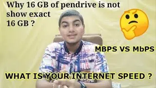 What Is Your Actual Internet Speed ??#MBps Vs #Mbps || Explained ||