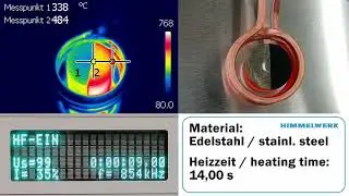 M&ouml;glichkeiten der #Induktion: Erw&auml;rmen von #Edelstahl | Possibilities of #induction: heating #CRES