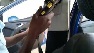 detailing or valeting with a drill brush and cs2 steamer
