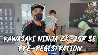 Finally! Pre-registering awaited 2023 Kawasaki Ninja ZX-25R SE! #kawasakimalaysia #zx25r #newbike