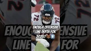 Do the Chicago Bears Have Enough Depth on the Offensive Line for 2025? 🐻⬇️