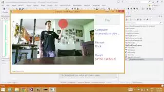 KinectOne - Rock Paper Scissor with Kinect for Windows V2