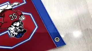 Custom Printing Cheap Pennant Sports Team College Banner Felt Flag Pennant Triangle Felt Flag