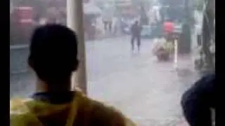 Magic Kingdom parade during hurricane 1