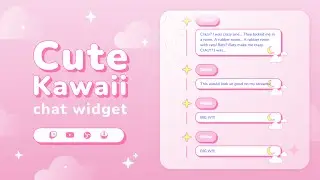 Cute Twitch Chat Widget for StreamElements & OBS Studio