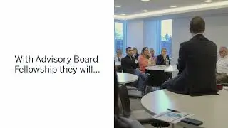 Empower healthcare leaders with Advisory Board Fellowship