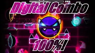 [mobile] Digital Combo 100%! Easy Demon! { EPIC! } Geometry Dash!