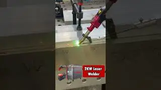 2KW Pulse Fiber Laser Welder - J&B Doors (Part 2) #welding #pulselaser #laserwelding