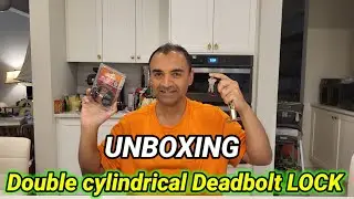 Double cylindrical Deadbolt LOCK 🔒. Keys from both sides. UNBOXING 