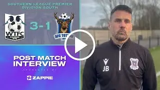 JIMMY BALL | Post-Match | WIMBORNE TOWN 3-1 AFC TOTTON | SLPDS#32 | Sat08Mar2025