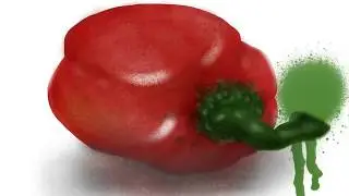 Red Sweet Pepper - speed-paint
