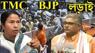 Dilip Ghosh's Rally attacked by Mamata's TMC Party in West Bengal, Basirhat |  TMC  blamed to BJP