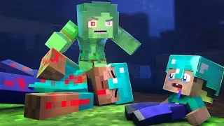 The minecraft life of Steve and Alex | Mom Zombie | Minecraft animation