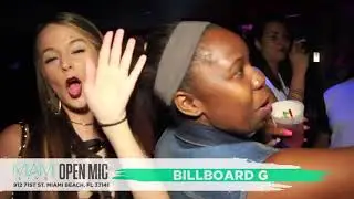 Billboard G Performs at Miami LIVE Open Mic 8/25/2018