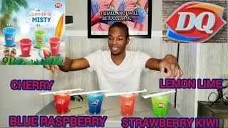 TRYING DAIRY QUEEN'S NEW MISTY SLUSH BEVERAGES AND RANKING THEM