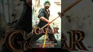 Gadar 2 Official Motion Poster | Edit By Sameer Khan | #Gadar2 #shorts #shortvideo