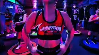 Falon en Zona 🔥 #jump #jumpingfitness #trampoline #zonajumping #daddy #hot 