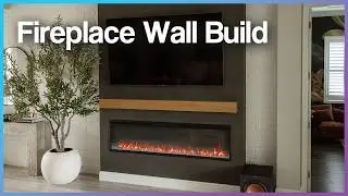 Custom Fireplace Accent Wall Build