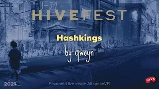 qwoyn presenting Hashkings at HiveFest 2021