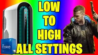 Alienware Aurora R12 Cyberpunk 2077 Gameplay with Benchmark and Noise Level Test