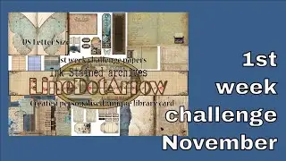 #inkstainedarchives 1st Week Challenge & New Free Papers -Collab with @SunflowersAndDors​