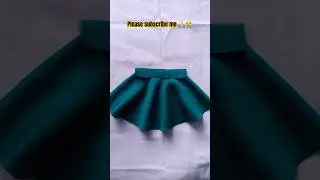 amazing baby skirt cutting and stitching    tips & tricks #shorts #viral #ytshorts #tranding