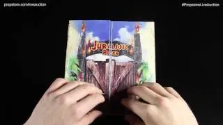 Lots 263, 264 and 266 - JURASSIC PARK (1993) - Brochure , Licence Plate & Personal Annotated Script