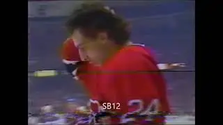 Ron Sutter hit Chris Chelios May. 11/1989