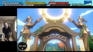 Ring Fit Adventure Beat World 10 Intensity 30 by Ventifer Part 1 (internet died 20 minutes into the