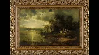  Vintage Impressionist Oil Painting 