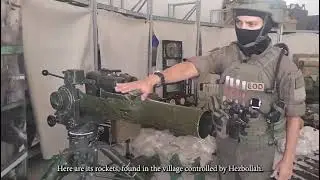 Made in Iran: Israel Displays Captured Hezbollah Weapons