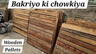 Wooden pallets available in Hyderabad | bakriyo k chowkiya in Hyderabad First Lancer bada khabrastan