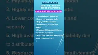 CLOUD DEPLOYMENT MODELS ||  MCS 227 #ignou #ignoumca #mca_new